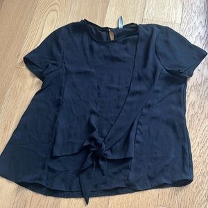 Black chiffon blouse